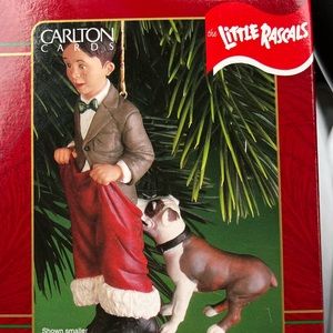 Santas Little Rascals Alfalfa Christmas Ornament Carlton Cards 2000